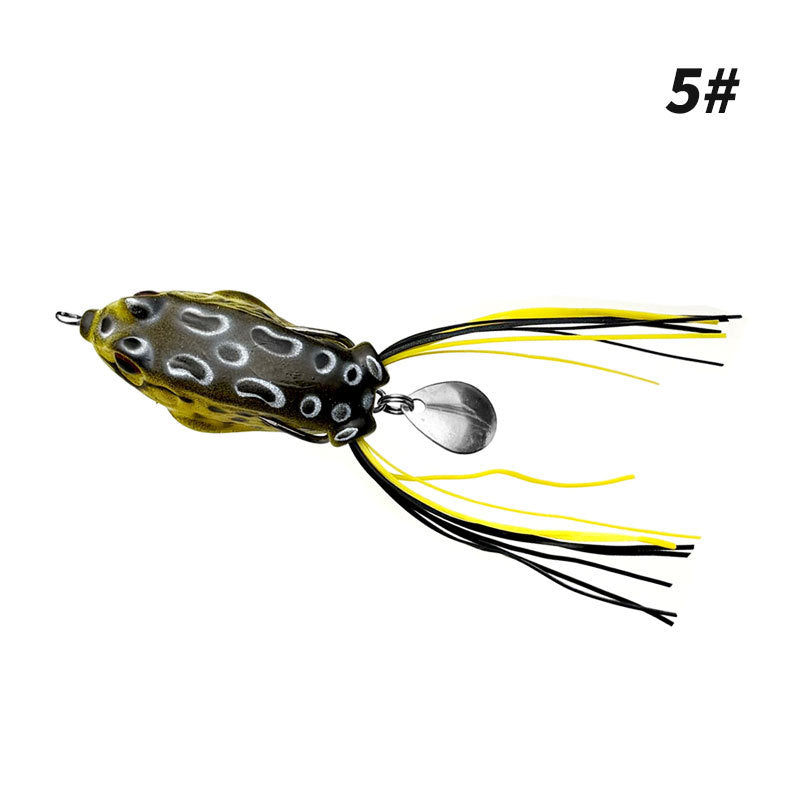 Simulation Frog Fishing Lure with Sequins