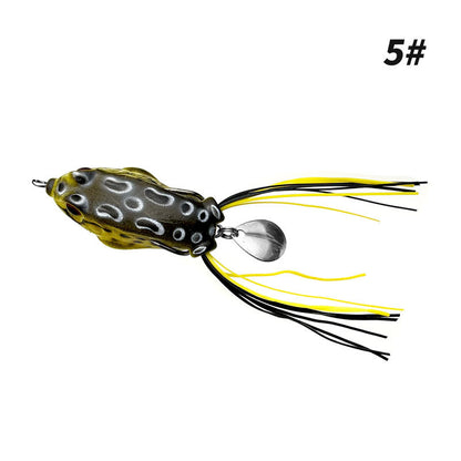Simulation Frog Fishing Lure with Sequins